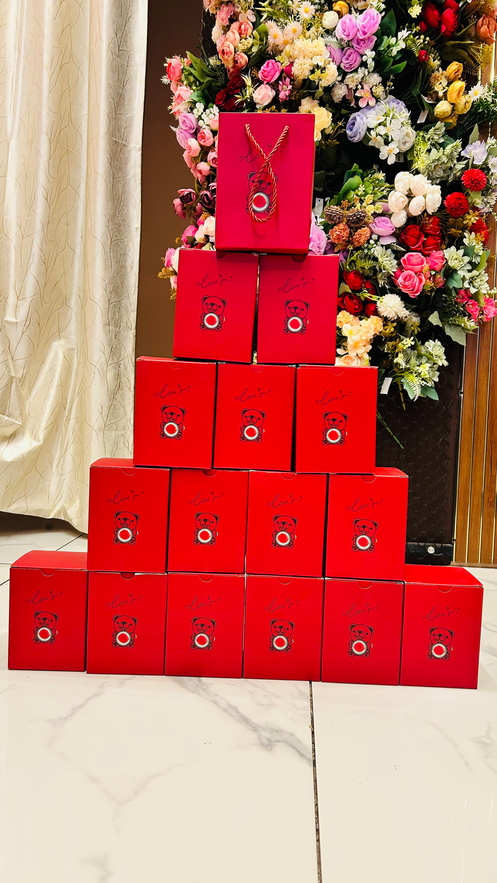 The Ultimate Eternal Red Teddy Bear & Secret Jewellery Box