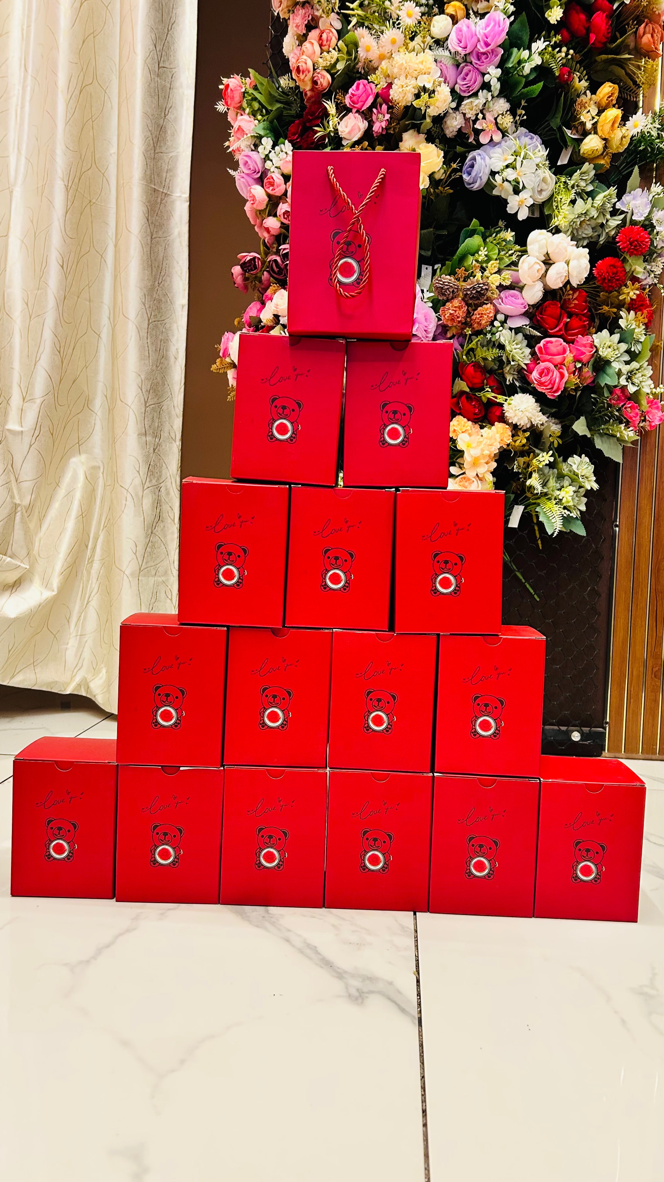 The Ultimate Eternal Red Teddy Bear & Secret Jewellery Box