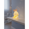 Soft Silicone LED Cute Rabbit Night Light Lamp, Color Changing Modes,USB Rechargeable,Touch Tap Control,Baby,Toddler Night Lamp